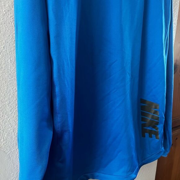 Men's Nike Golf‎ SZ Large Blue Quarter Zip Lightweight Windbreaker w/hood - Picture 15 of 15